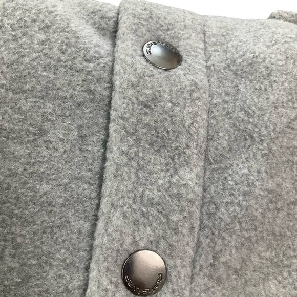 Quiksilver Boys Gray Fleece Shirt Jacket Size Small NWT - Picture 4 of 5